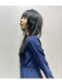 ロングウルフ　ウルフカット　レイヤーカット　エクステ