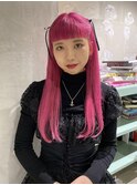 lovely vivid pink