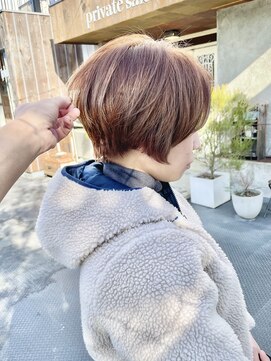 プライベートサロン キッテ(private salon kitte.) ベージュブラウンなショートボブ