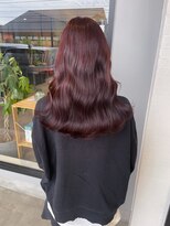 ナンバー(number+)&nbsp;20代30代韓国風艶髪ピンクカラーボルドー