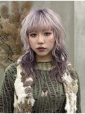 【GEEKS渋谷】デザインカラー/ウルフ/顔周りレイヤー/夏カラー