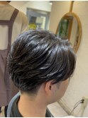 カルマパーマ×センターパート