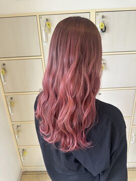 ヘアアートパーリオ 飾磨店(hair art PALIO) ピンキーカラー