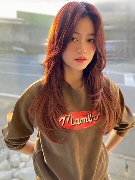 ルーブル(Louvre) 【Louvre】レイヤーカット/暖色カラー/デザインカラー/オレンジ