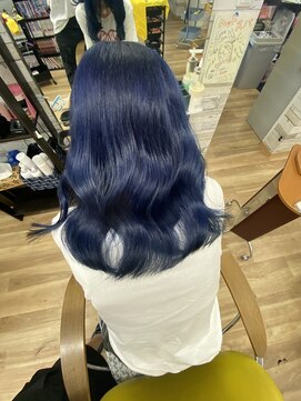 ラッコのおひるね ブリーチありネイビー