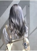 ダブルカラーグレージュカラーケアブリーチハイトーンカラー韓国