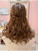 ハーフアップ