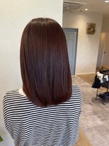 ハクバイジェービー 稲毛(hak by jb) 似合わせカット/メルディカラー/フェミニンロング