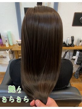 ダメージケア透明感カラー