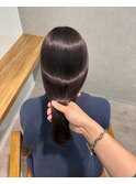 暗髪ラベンダーカラー