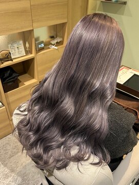 ミューシェレゴ(meauche...lego) 透明感カラー/ラベンダーカラー/ブリーチ2回~/レイヤーロング