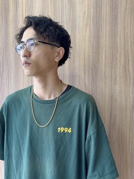 アッシュ 横浜瀬谷店(Ash) ツイストスパイラルパーマ×アップバング