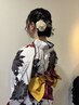 【浴衣着付け】【花火大会にも♪】ヘアセット+浴衣着付け　★要電話予約★