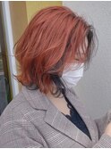 秋カラー◎フェイスフレーミング×小顔ボブレイヤー30代40代