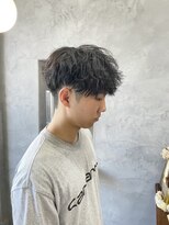 ロンドカスティーヨ 四日市(Lond castillo)&nbsp;【萩原】波巻きツイストスパイラルパーマ/シャドウパーマ/メンズ