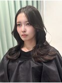 ミディアムレイヤーカット/20代30代40代/顔周りカットワンカール