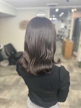 カーキヘアリンク(khaki hair link) パープルブラウン