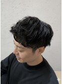 MEN’S HAIR/波巻ツイストスパイラル/フェザーパーマ/本八幡