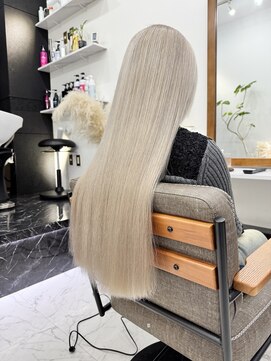 チュダック(ChuDuck) 《ミルクティー》ハイトーン/ケアブリーチ/ダブルカラー/韓国