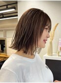 ぱつっとレイヤーボブ
