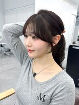 プラチナ(PLATINA) 隙間ない小顔顔周りカットシースルー前髪顔まわりレイヤー