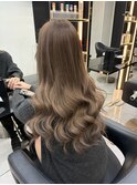 ミルクティーグレージュ×エクステ♪