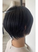 ナチュラル×スッキリ丸みショート