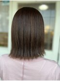 切りっぱなしボブ