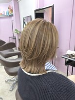 アヴァンス 難波店(AVANCE.)&nbsp;レイヤーウルフ×ミルクティーベージュ