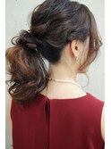 【西葛西&-hair流】結婚式パーティーUPポニーテール