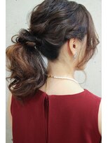アンドヘアー 西葛西(&-HAIR)&nbsp;【西葛西&-hair流】結婚式パーティーUPポニーテール