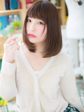 カバーヘア イヴ 戸頭店(COVER HAIR EVE) *EVE戸頭*大人かわいい♪ボルドーカラー小顔ワンカールb