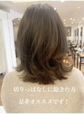 #くびれミディ#レイヤーカット#20代#30代#40代