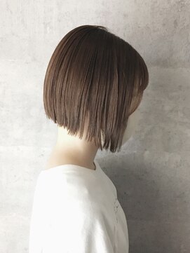 ヘアサロン コレハ(hair salon CoReha) 【切りっぱなしボブ×ベージュ】ウサミ