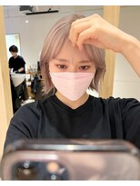 パランケイビューティー シンジュク(PALAN K-Beauty)&nbsp;外ハネボブ、ラベンダーホワイトベージュ、髪質改善