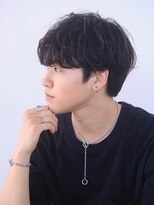 シスタ(SISTA)&nbsp;【SiSTA】田中黒髪韓国マッシュツイストスパイラルコンマヘア