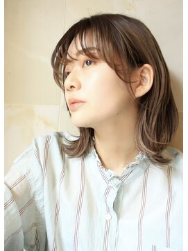 ヨファ ヘアー 芦屋店(YOFA hair) 大人可愛い美髪小顔カットこなれミディネビージュ0607