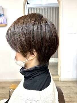 クート 北浦和(ku-to) 丸みショートにイルミナカラーのツヤ感◎