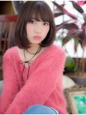 アッシュブラック大人可愛い前下がりボブc5戸田公園20代30代40代
