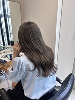 ヘアサロン ガリカ 表参道(hair salon Gallica) 【miko】柔らかハイトーン/艶感グレージュ/透明感寒色系カラー