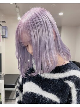 ベレーザ 渋谷(BELEZA) 5586ニュアンスカラーハイライグラデーションカラー波巻きロング