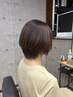 カット＋グレイカラー(リタッチ)　￥8,800 