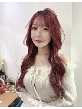 ロンドアベニール 北千住(Lond avenir) 小顔レイヤーカット　髪質改善　ブリーチなし　韓国ヘア　顔周り