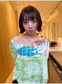 心斎橋　レイヤーボブ　フェイスレイヤー　10代20代30代