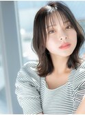 エアリー艶髪くびれヘア/前髪あり/30代40代50代/デジタルパーマ