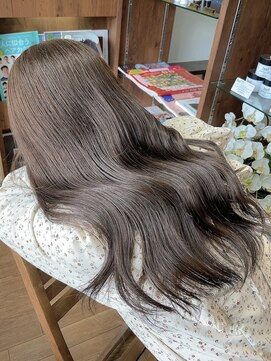 ヘアークルーズピース (hair cruise Piece) ブリーチなしダブルカラー／ミルクティーグレージュ