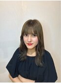 透け感くびれ巻き！愛されミルクティーヘア♪