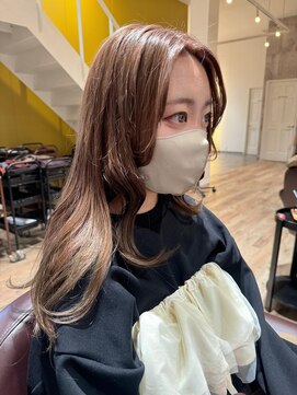 アーチ ブランチ 岡山北長瀬店(ARCH) ブリーチカラー ミルクティ