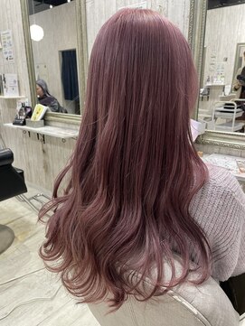 リノアヘアー(Linoa hair) ダブルカラー◇ピンクラベージュ
