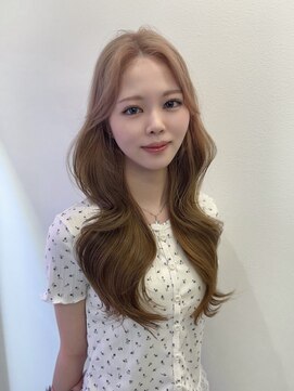 ハピネス 梅田茶屋町店(HAPPINESS) 韓国ヘア/レイヤーカット/髪質改善/顔周り/ブリーチベージュ